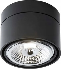 Mennyezeti spot lámpatest állítható kerek fekete spot GU10 Shilo