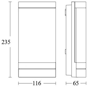 Steinel 067212 - LED Kültéri lámpa érzékelővel L 271 SC LED/6,6W/230V IP44