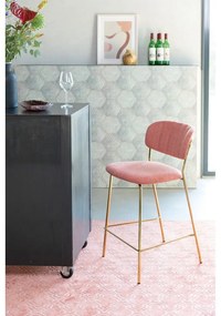 Rózsaszín bárszék szett 2 db-os 89 cm Jolien – White Label