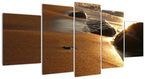 Kép - homokos, tengerpart (150x70cm)