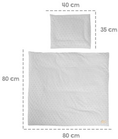 Gyerek ágyneműhuzat babaágyhoz 80x80 cm Lil Planet – Roba