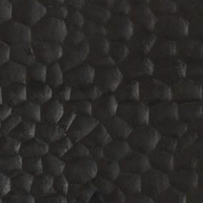 fekete tömör mangófa TV-szekrény 80 x 33 x 46 cm