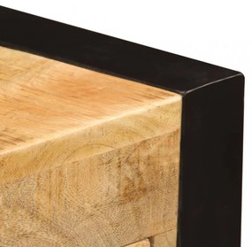 vidaXL tömör mangófa íróasztal 2 fiókkal 110 x 50 x 77 cm