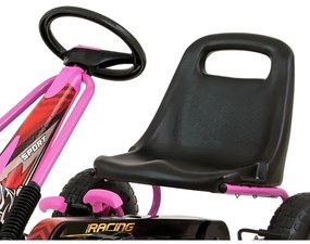 Go-kart Milly Mally Thor pedálos gyerek gokart rózsaszín