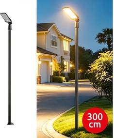 Brilagi -LED kültéri lámpa oszloppal és kl. 3 m URBANLIGHT LED/50W/230V fekete IP65