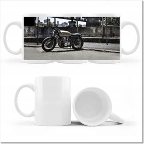 Nyomott mintás bögre Motorkerékpár