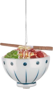 HANG ON üveg karácsonyfadísz, Poké Bowl Ø7cm