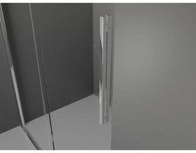 Mexen Velar L, tolózuhanyajtó nyitáshoz 120 cm, 8mm szürke üveg, króm, 871-120-003-41-01