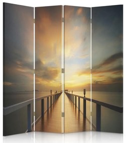 Gario Paraván Egy híd a napfényben fürödve Méret: 145 x 170 cm, Kivitelezés: Klasszikus paraván