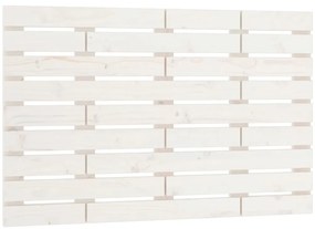 fehér tömör fenyőfa fali fejtámla 106 x 3 x 63 cm