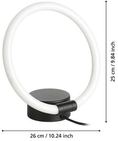 Eglo CARANACOA 900565 asztali lámpa, 11,5W LED, 3000K, 1500 lm