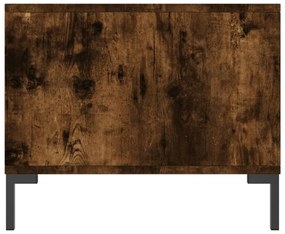 füstös tölgy színű szerelt fa dohányzóasztal 90 x 50 x 40 cm