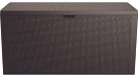 Keter Emily kerti tárolódoboz, barna, 280 l, 118 x 58 x 45 cm
