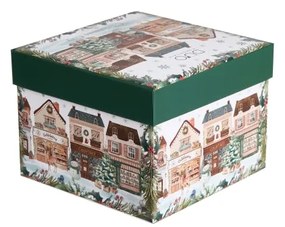 Karácsonyi Porcelán kávés csésze 2 személyes díszdobozban Christmas City 2