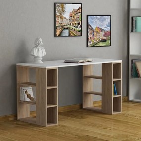 Íróasztal Colmar - White, Oak