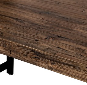 Tömörfa étkezőasztal 180 x 90 cm, fenyőfa