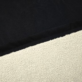 Krémszínű buklé gyerek babzsákfotel Game Amuse – SLOWDOWN