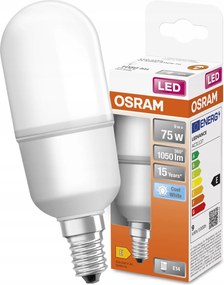 Led izzó E14 Cső 9W 75W 4000K Stick Osram