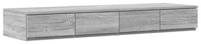 Ágytárolók Szürke Sonoma 120x36,5x16,5 cm Mérnöki Fa