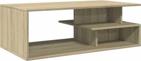 vidaXL sonoma tölgy színű szerelt fa dohányzóasztal 102x55x35 cm