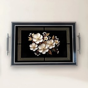 Üveg tálca, 38×24 cm – TPG9934