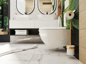 BISK Erga Nature Gold, wc papír tartó, arany fényes, ERG-05912