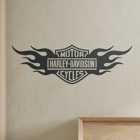 Vidám Fal |  Falmatrica Harley Davidson tűz