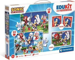 Sonic a sündisznó Characters 4 az 1-ben játékgyűjtemény Clementoni