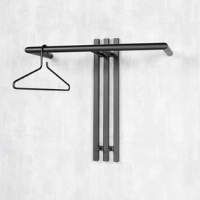 Fekete fém fali fogas 65 cm Senza – Spinder Design