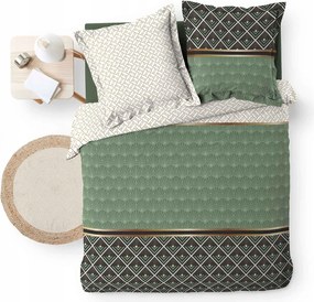 Pamut Ágyneműhuzat Garnitúra 240 X 220 CM Patentos 63 X 63 CM