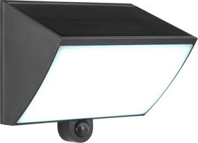 Brilliant - LED napelemes fali lámpa SIERRA LED/6W/3,7V 2000 mAh IP54 fekete