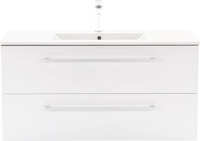 Vario Clam 100 alsó szekrény mosdóval antracit-fehér