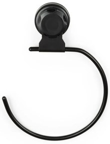 Bestlock Black Belt And Towel Support fekete öntapadós fali kéztörlőtartó - Compactor