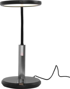 KAJA K-BL1513A CZARNY ERIS Fekete Színű Asztali Lámpa 12W LED 650Lm 3000-5700K IP20