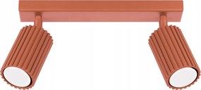 Mennyezeti lĂĄmpa Reflektor Tuba Spot 2x GU10 Piros Karbon 1637 Sollux