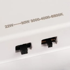 Kanlux 26988 - VARSO LED mennyezeti lámpa érzékelővel 22/30W/230V, választható 3000/4000/6500K, Ø33 cm, IP54