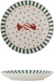 Bloomingville Christmas Yule Karácsonyi Desszert Tányér 16 cm