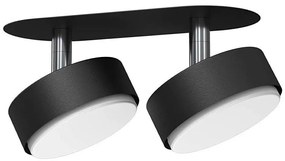Brosline 3261 - Álmennyezetbe építhető spotlámpa DROP 2xGX53/9W/230V fekete