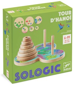 Logikai játék - Toronyépítő - Tour d'Hanoï