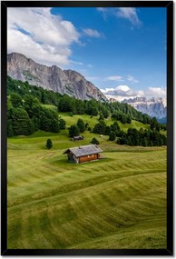 Poszterek keretben 40x60 Bárányok a hegyi réten