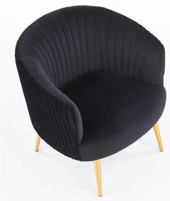 Crown fotel, fekete / arany