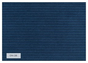 Sötétkék kordbársony fotel Lofty Lilly – Miuform