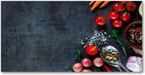 Fotó kép edzett üveg Hozzávalók 140x70