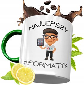 Zöld Bögre Informatikusoknak Születésnapi Ajándék fényképes nyomtatással