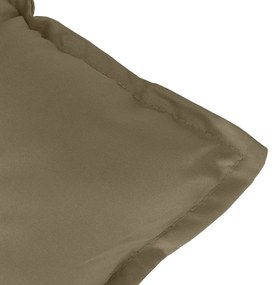 2 db melange tópszínű szövet kerti padpárna 100 x 50 x 7 cm