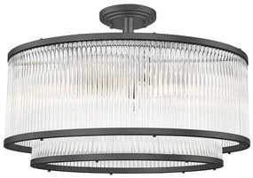 Zuma Line C0528-06H-P7AC - Csillár rúdon SERGIO 6xE14/60W/230V fekete