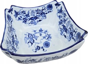 Asztali salátatálak porcelán tálak kék pálcikák ajándék tálak