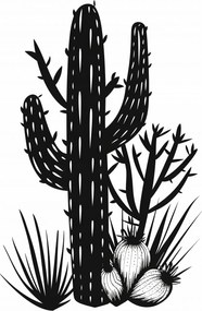 Poszter 67,5x95cm Kaktusz a karsztban