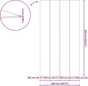 Medence alatlappal Fekete 820 x 420 x 0,1 cm Nemes szövet