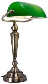 Cottex B1019AGR - THE BANKER asztali lámpa 1xE27/60W/230V